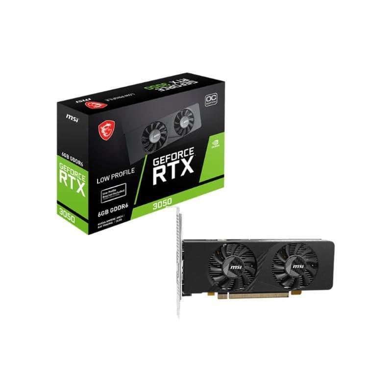 Scheda video GeForce RTX 3050 LP E 6GB OC - MSI
