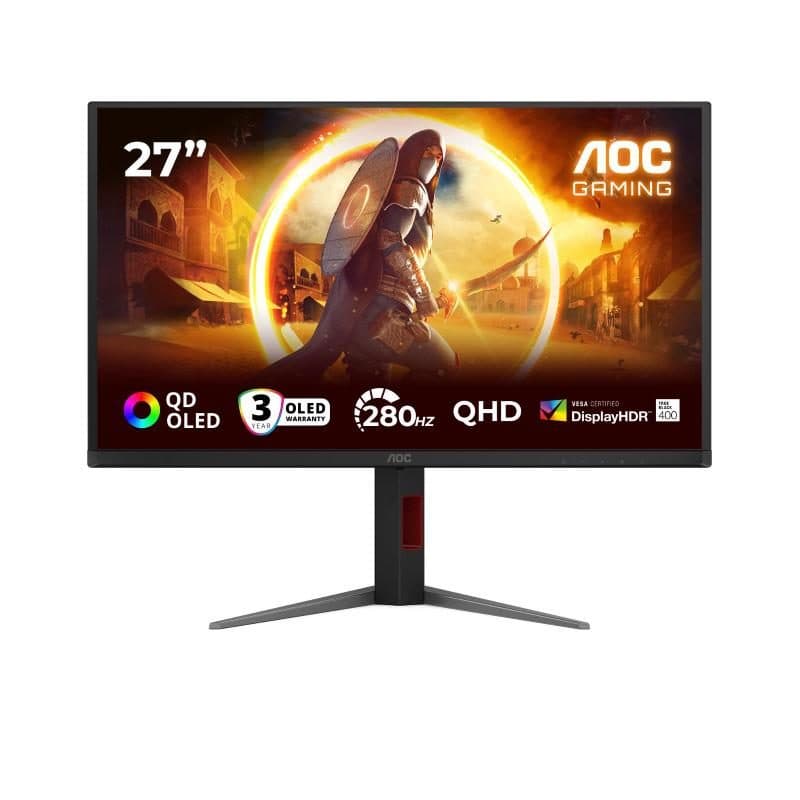 Monitor 27 pollici QD-OLED 280 Hz regolabile in altezza - AOC