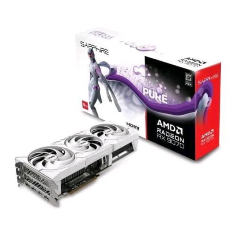 Scheda video AMD Radeon RX 9070 16GB GDDR6 dual fan - Sapphire Pure Gaming OC