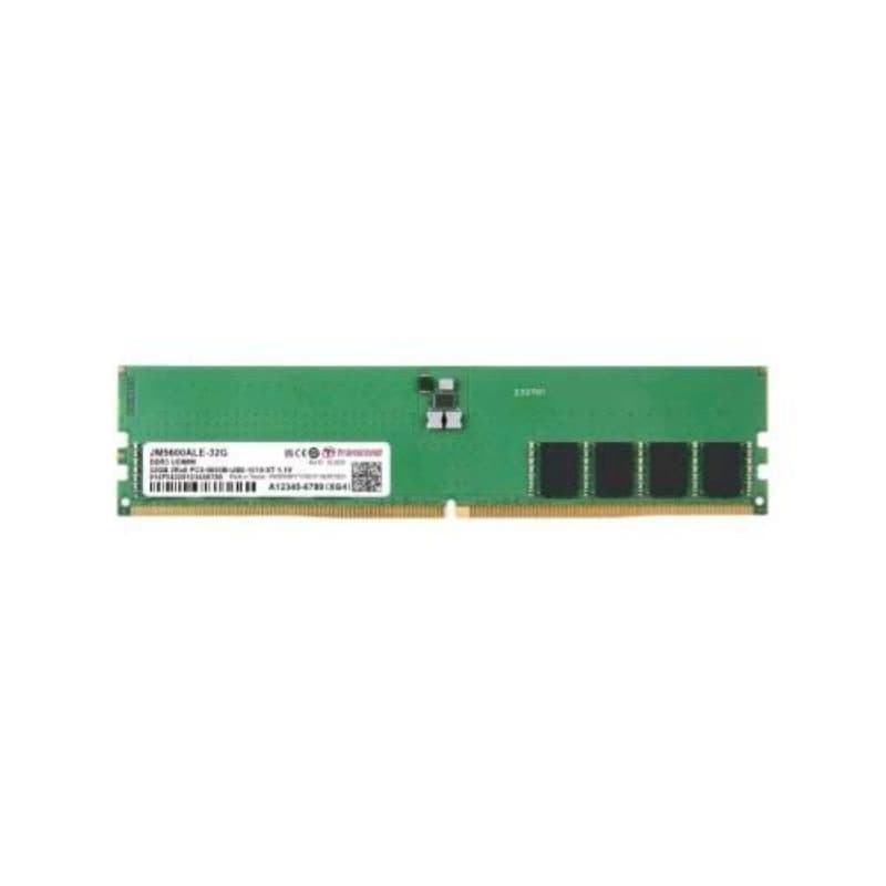 Memoria RAM DIMM 32GB DDR5 5600 MHz CL46 con verifica integrità dati - Transcend JetRam