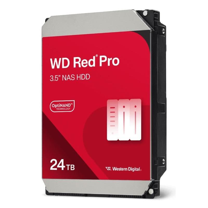 Hard disk per NAS 24TB - Western Digital WD Red Pro
