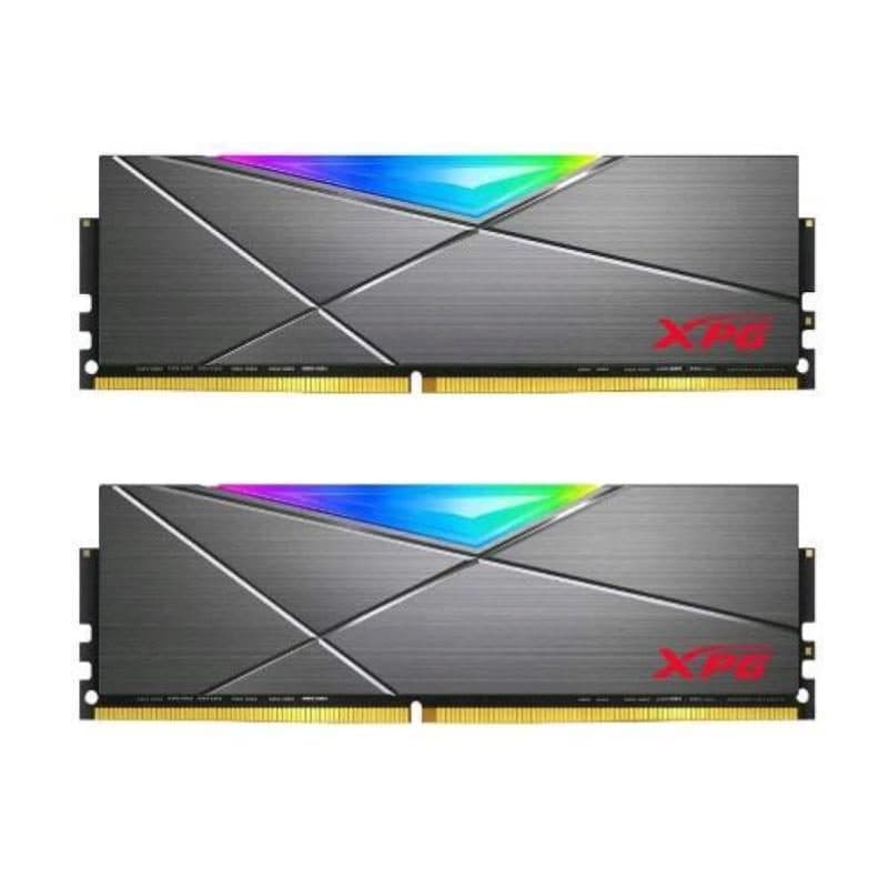 Memoria RAM DIMM kit 32GB 2x16GB DDR4 3.600 MHz CL18 RGB grigio - ADATA XPG Spectrix D50
