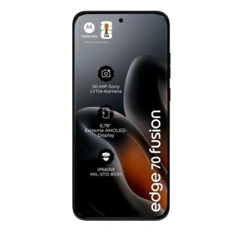 Smartphone RAM 8GB 256GB nero - Motorola Edge 70 Fusion