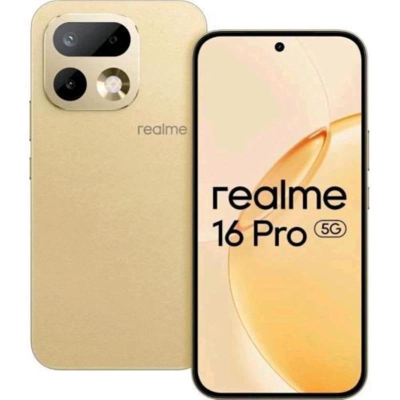 Smartphone 5G dual SIM 6.78 pollici 256GB RAM 8GB oro Sunshine Gold - Realme 16 Pro