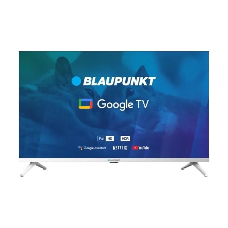 TV 32 pollici Full HD smart Google TV DVB-T2 DVB-S2 bianco - Blaupunkt