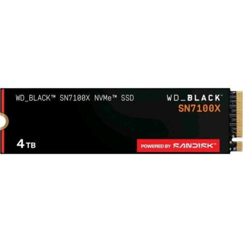 SSD interno 4TB M.2 2280 NVMe PCIe Gen4 licenza ufficiale ROG Xbox Ally e PC - Western Digital Black SN7100X