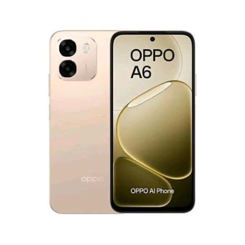 Smartphone 4G LTE dual SIM AI 6.75 pollici 256GB RAM 6GB oro Aurora Gold - OPPO A6