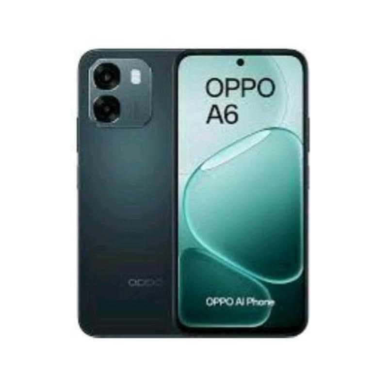 Smartphone 4G LTE dual SIM AI 6.75 pollici 256GB RAM 6GB nero Sapphire Black - OPPO A6