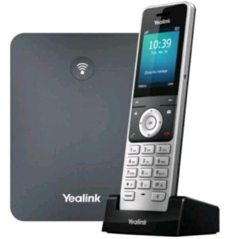 Telefono cordless IP DECT 10 account VoIP 20 chiamate base W70B - Yealink W76P