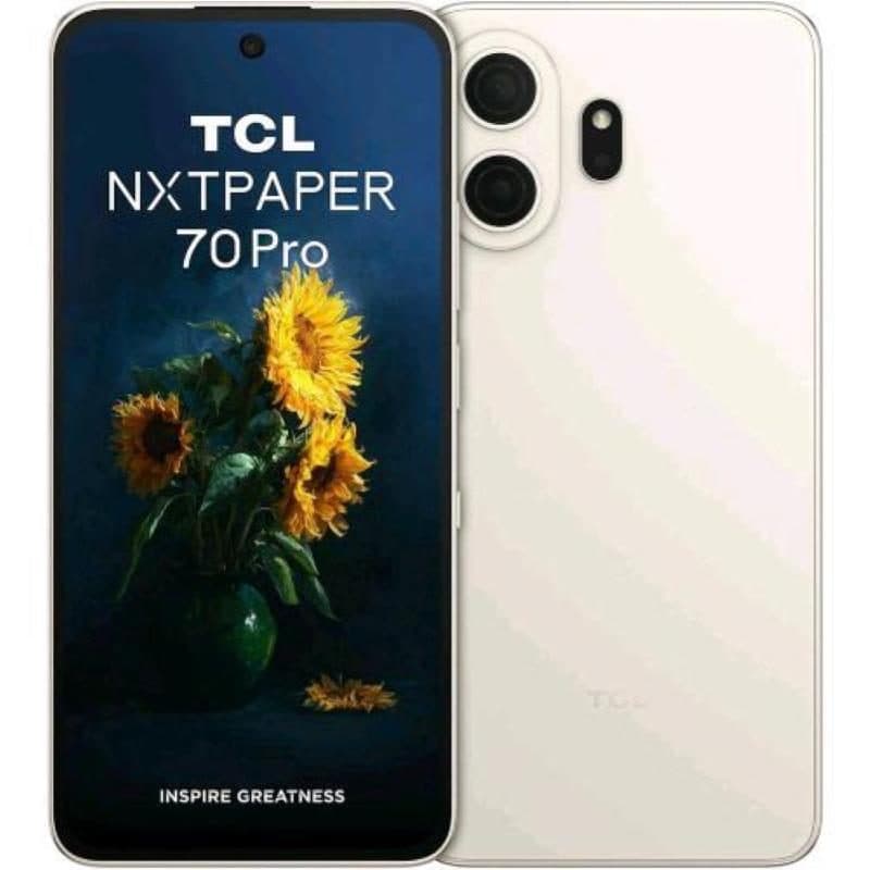 Smartphone 5G dual SIM 6.9 pollici 512GB RAM 8GB Nebula Gold - TCL 70 Pro NXTPAPER