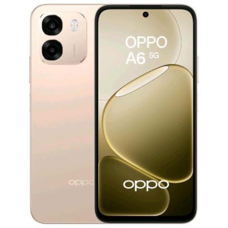 Smartphone 5G dual SIM AI 6.75 pollici 256GB RAM 6GB oro Aurora Gold - OPPO A6