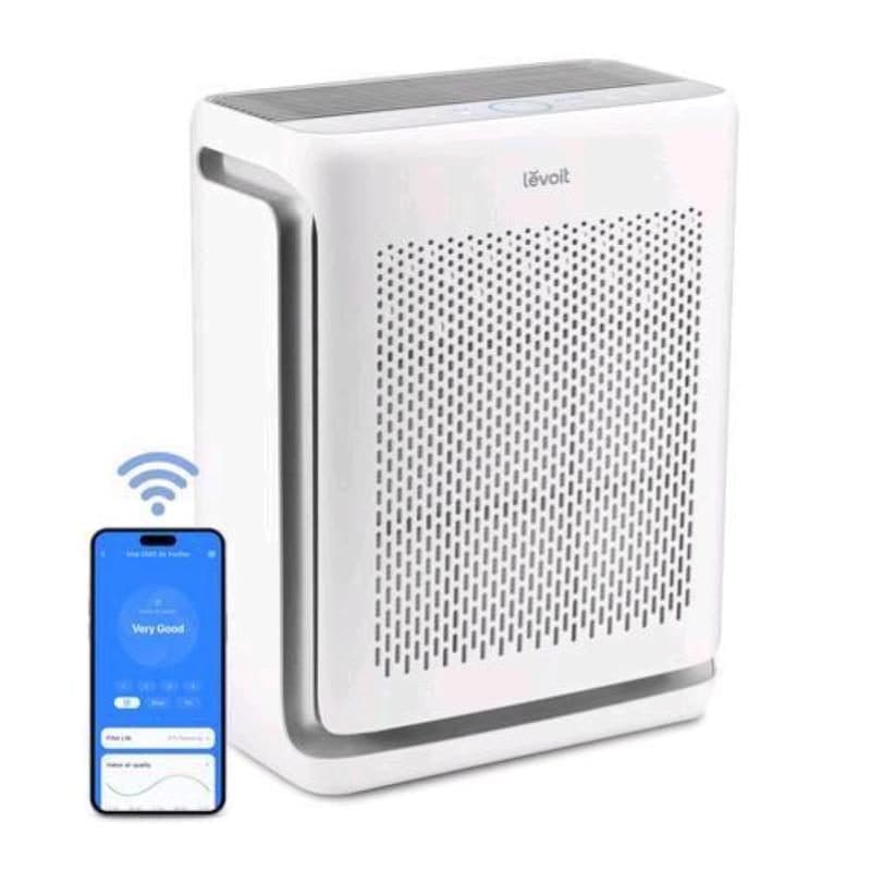 Purificatore d'aria smart per ambienti fino a 88 mq filtrazione a 3 stadi controllo app bianco - Levoit Vital 200S Pro