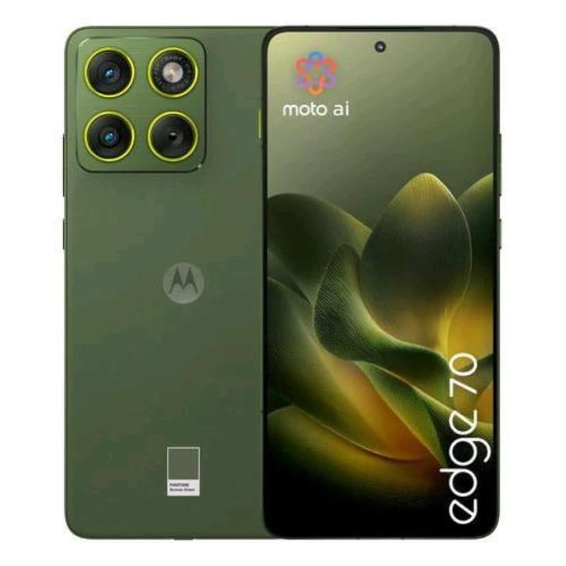 Smartphone 5G dual SIM 6.67 pollici 512GB RAM 12GB Pantone Bronze Green - Motorola Edge 70