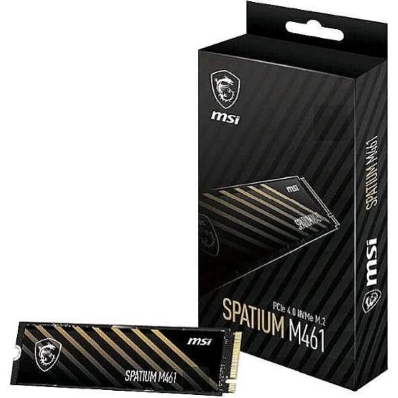 SSD 1TB M.2 NVMe PCIe 4.0 5000/3200 MB/s - MSI Spatium M461