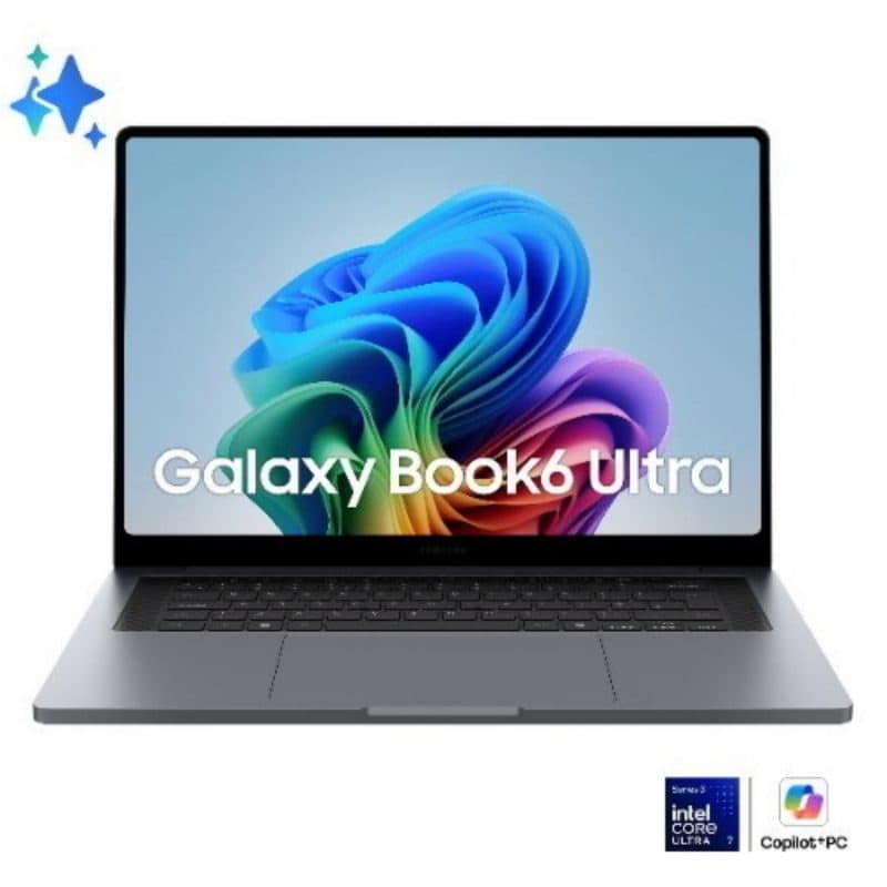 Notebook 16 pollici U7 356H 32GB 1TB RTX 5060 grigio Windows 11 Pro - Galaxy Book6 Ultra
