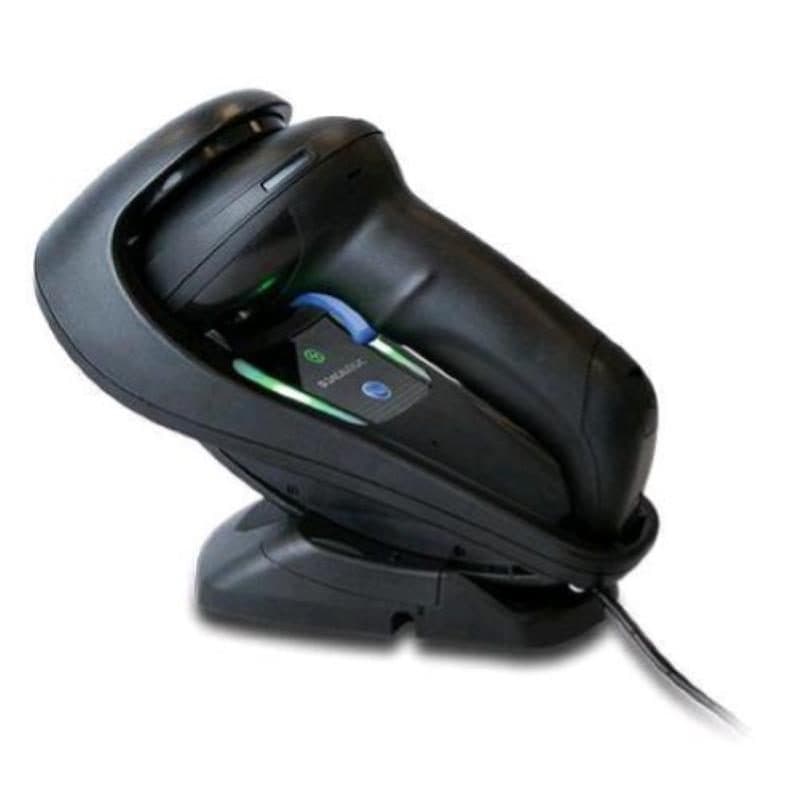 Lettore di codici a barre 1D/2D laser Bluetooth IP52 kit con base e cavo USB - Datalogic Gryphon GBT4500