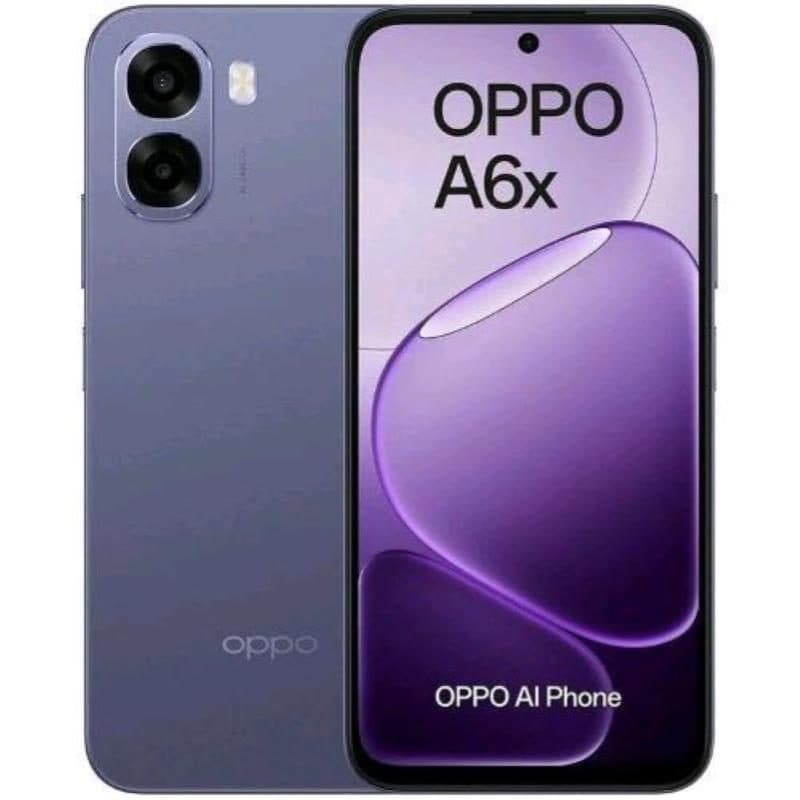 Smartphone 4G LTE dual SIM AI 6.75 pollici 128GB RAM 4GB nero viola Vodafone - OPPO A6x