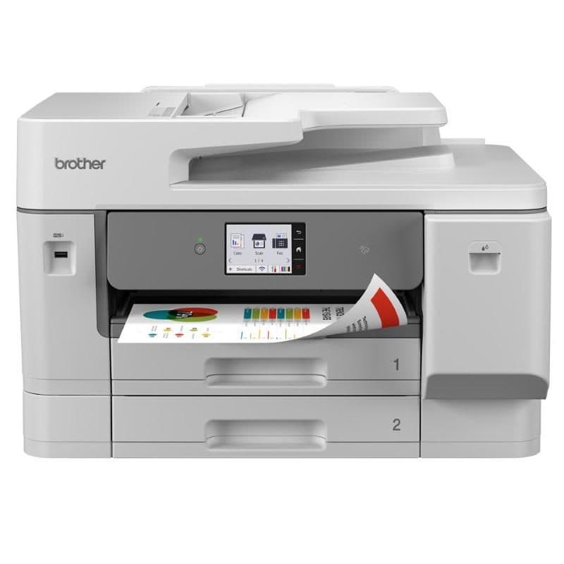 Stampante multifunzione a getto d'inchiostro A3 4 in 1 31 ppm fronte/retro LCD USB LAN Wi-Fi Direct - Brother MFC-J6975DW