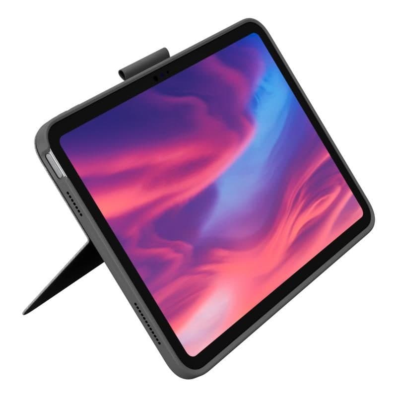 Tastiera con custodia folio e trackpad retroilluminata Apple Smart Connector QWERTY - Logitech Combo Touch