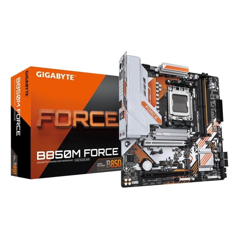Scheda madre per AMD Ryzen serie 9000 VRM digitale 8+2+2 fasi DDR5 fino a 9600 MHz - Gigabyte B850M Force