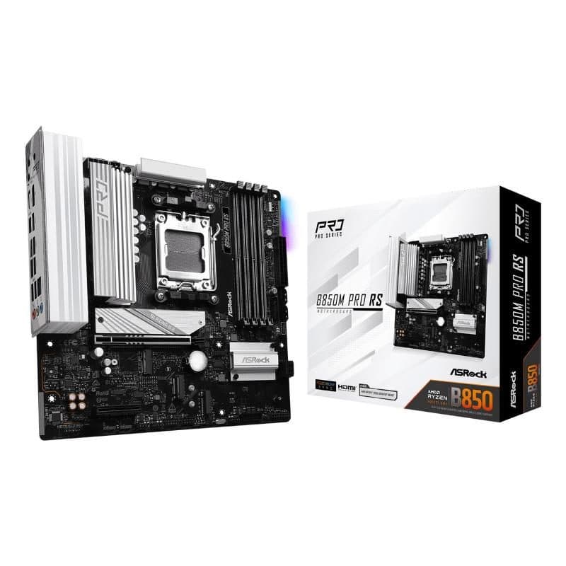 Scheda madre micro ATX socket AM5 chipset AMD B850 - ASRock B850M Pro RS