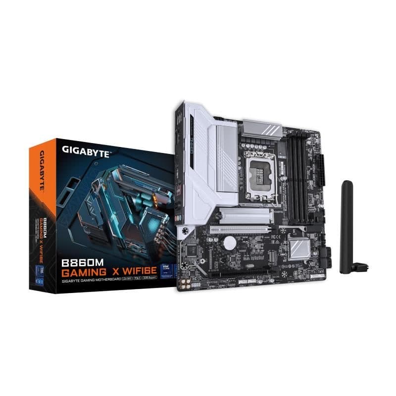 Scheda madre per Intel Core Ultra VRM 8+1+2+2 fasi DDR5 fino a 9200 MHz Wi-Fi 6E - Gigabyte B860M Gaming X