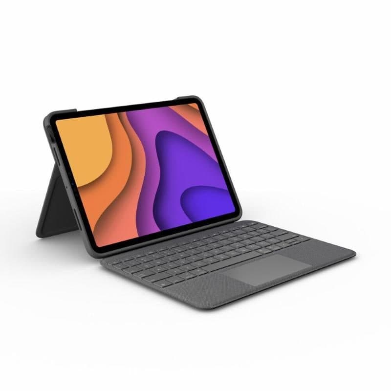 Tastiera con custodia folio e trackpad retroilluminata Apple Smart Connector QWERTZ - Logitech Folio Touch