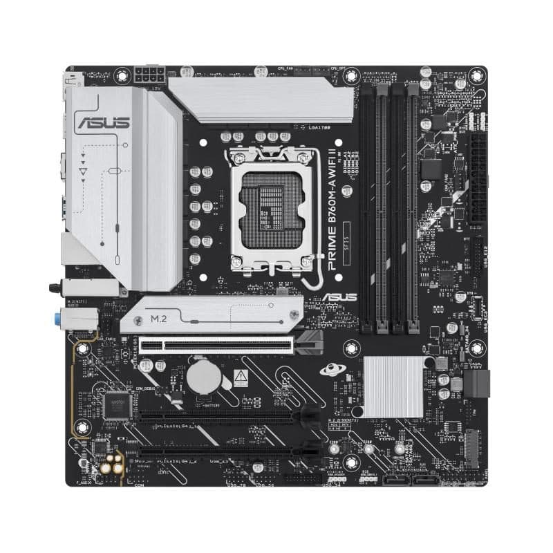Scheda madre micro ATX Intel B760 socket LGA 1700 Wi-Fi - ASUS Prime B760M-A WiFi II
