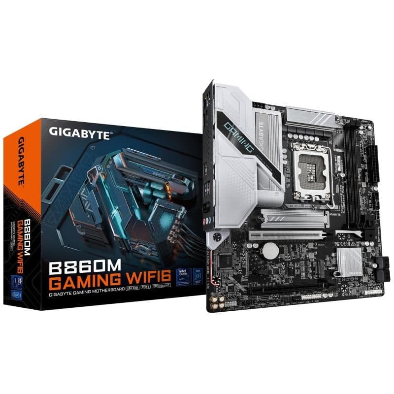Scheda madre per Intel Core Ultra VRM 8+1+2 fasi DDR5 fino a 9066 MHz Wi-Fi 6 - Gigabyte B860M Gaming