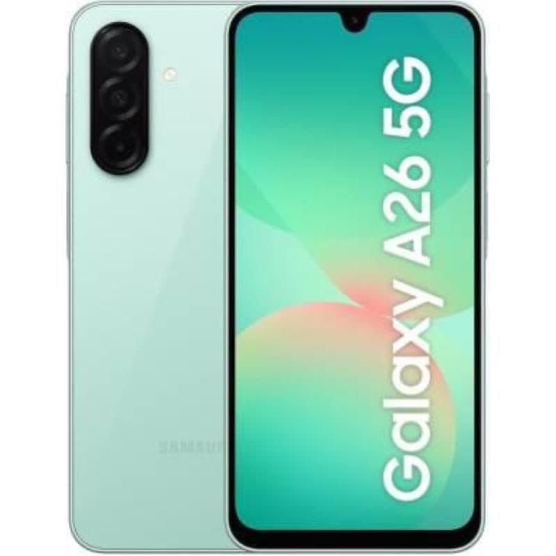 Smartphone 5G dual SIM 6.7 pollici 8GB RAM 256GB menta - Samsung Galaxy A26 SM-A266