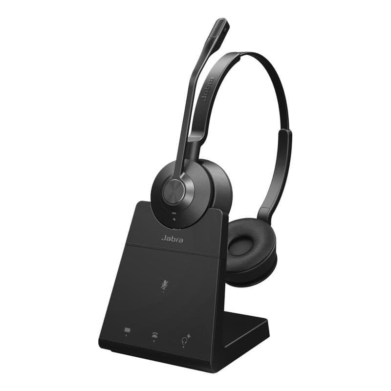 Cuffia con microfono wireless a padiglione per ufficio nero - Jabra Engage 45 SE