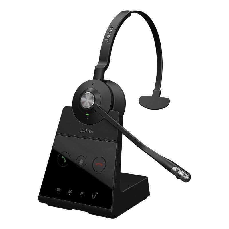 Cuffia con microfono wireless a padiglione per ufficio nero - Jabra Engage 65 SE