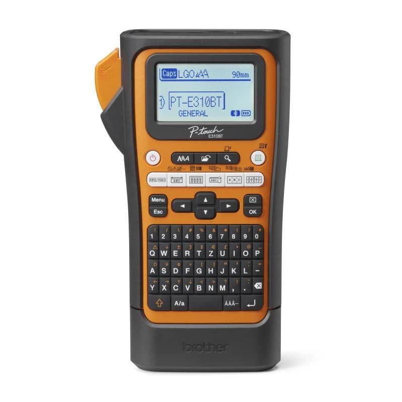 Stampante per etichette a trasferimento termico 180 x 180 dpi 20 mm/s cablata e wireless HSe/TZe - Brother PT-E310BTVP