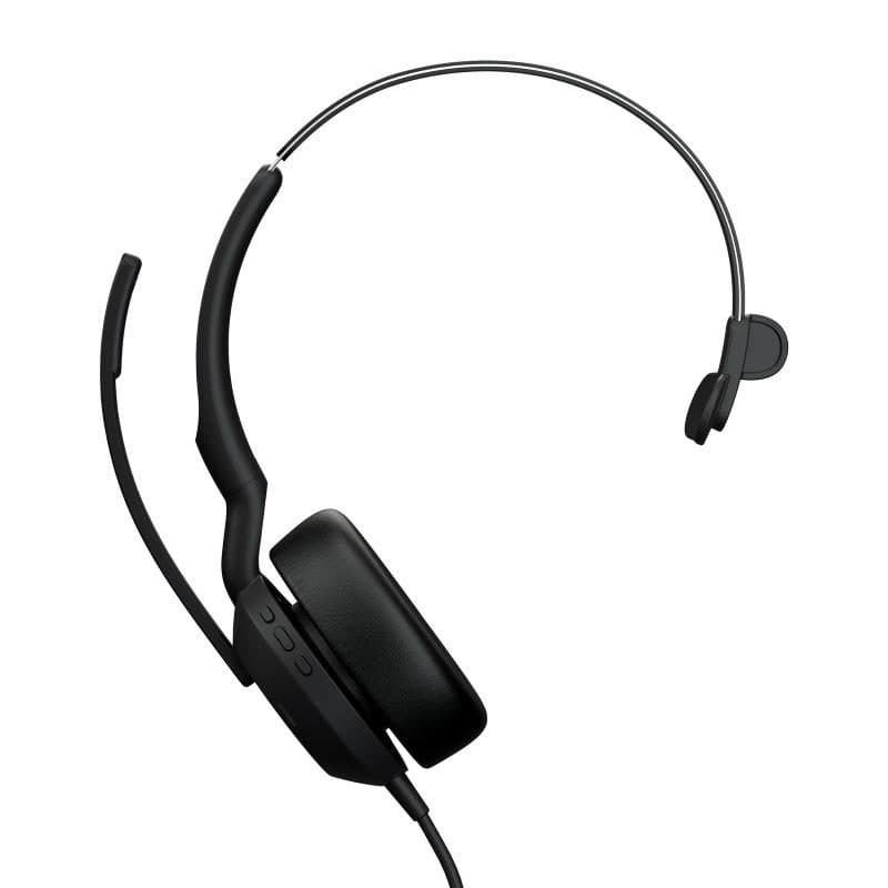 Cuffia con microfono cablata a padiglione per ufficio USB-A nero - Jabra 25089-899-999