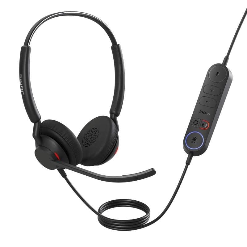 Cuffia con microfono cablata a padiglione per ufficio USB-C nero - Jabra 4099-413-299