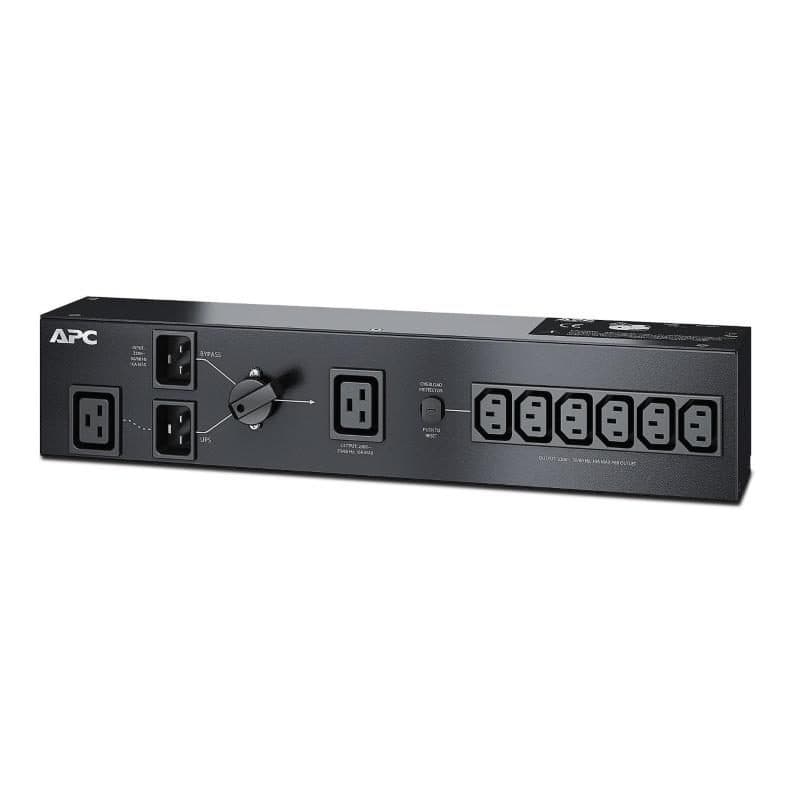 PDU service bypass 230V 16A con 6 prese IEC C13 e 1 presa C19 - APC