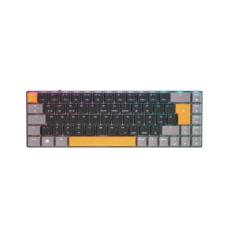 Tastiera compatta wireless RF + Bluetooth layout QWERTZ tedesco nero - Cherry MX-LP 2.1 Compact