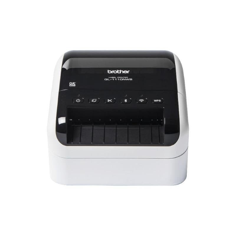 Stampante per etichette termica diretta 300 x 300 dpi 110 mm/s cablata e wireless - Brother QL-1110NWBC