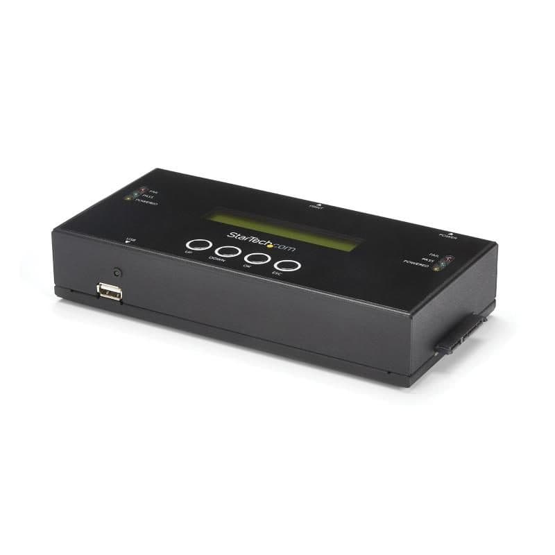 Duplicatore ed eraser standalone 1:1 per hard disk HDD/SSD SAS e SATA con funzione clone e display LCD - StarTech.com
