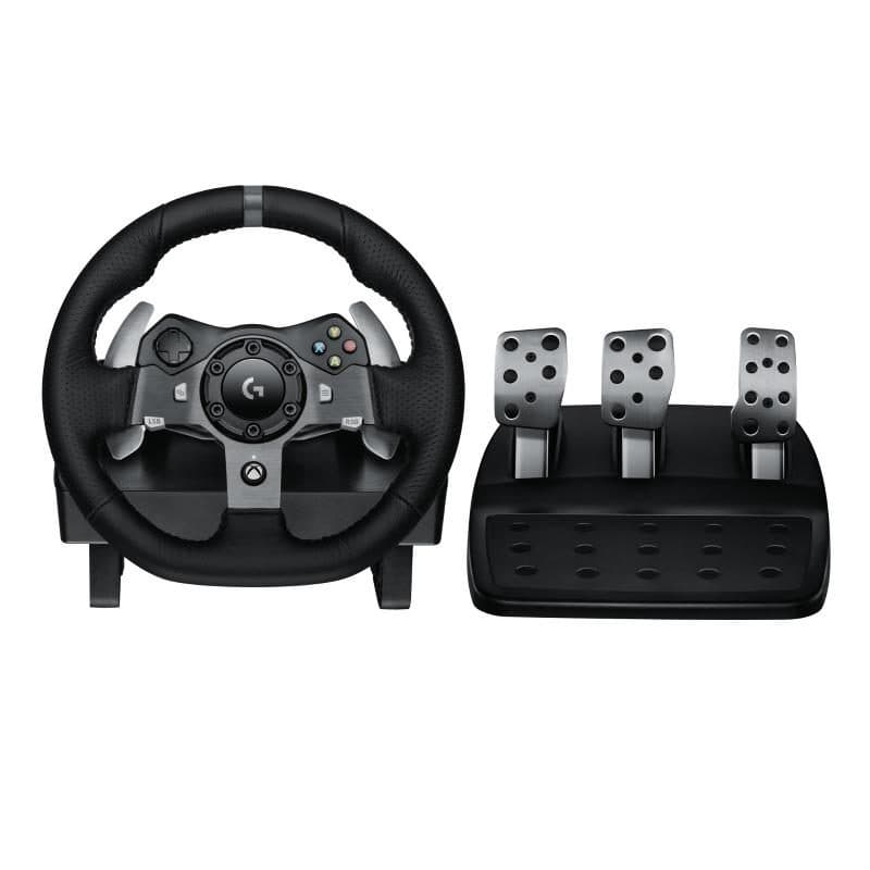 Volante con pedali analogico/digitale USB 2.0 per PC, Xbox One, Xbox Series S e Xbox Series X nero - Logitech G920 Driving Force