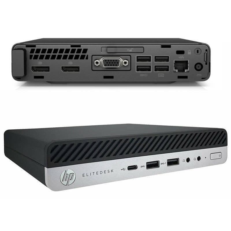 PC desktop mini ricondizionato Intel Core i5-8500T 8GB RAM 256GB Windows 11 Pro - PC Reset 600/800 G4 Mini