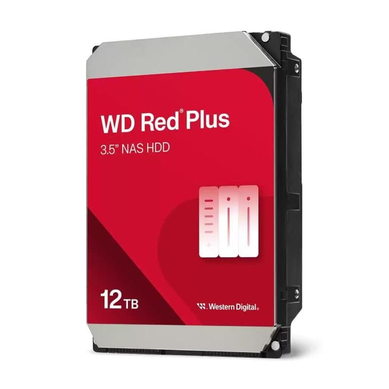 Hard disk NAS 3,5 pollici 12TB 7200 rpm 512MB SATA 3 - Western Digital Red Plus