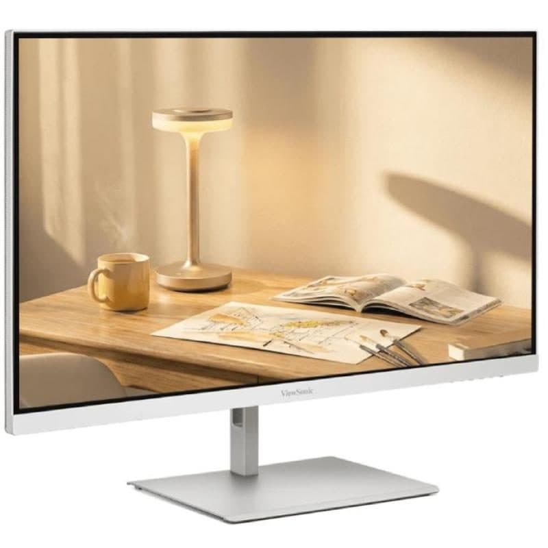 Monitor 27 pollici IPS QHD 120Hz Pantone USB-C PD 90 W 100% RGB pivot bianco - ViewSonic VP2766-2K