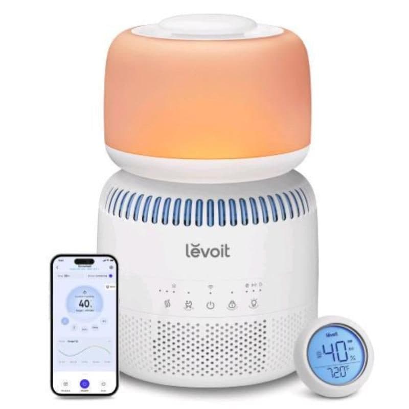 Umidificatore evaporativo per bambini 3.8 L con luce regolabile ideale per cameretta - Levoit Sprout B381SW