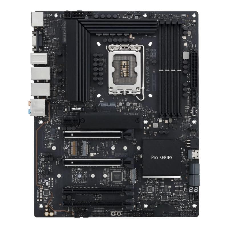 Scheda madre Intel W680 LGA 1700 ATX con IPMI - ASUS Pro WS W680-ACE IPMI
