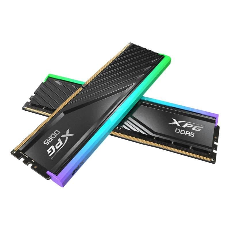 Memoria RAM gaming 32GB (kit 2 x 16GB) DDR5 6000MHz CL48 1,1V RGB dual tray - ADATA XPG Lancer Blade