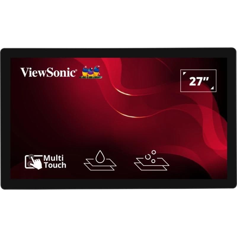 Monitor touch 27 pollici 10 punti IP65 open frame 24/7 HDMI DP VGA Mohs 7 - ViewSonic