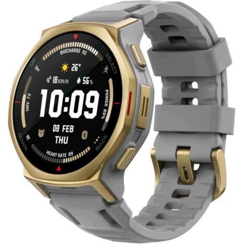 Smartwatch outdoor 44 mm AMOLED zaffiro torcia integrata ghiera titanio GPS dual-band 10 ATM - Amazfit T-Rex 3 Pro