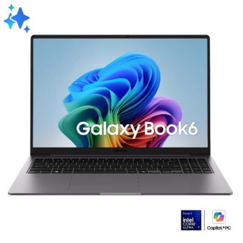 Notebook 16 pollici Intel Core Ultra 7 355 16GB RAM 512GB grigio Windows 11 Pro - Galaxy Book6 EE