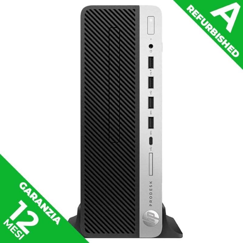 PC desktop SFF ricondizionato Intel i5 G9 8GB RAM SSD 256GB Windows 11 Pro garanzia 1 anno - HP ProDesk 600 G5 SFF